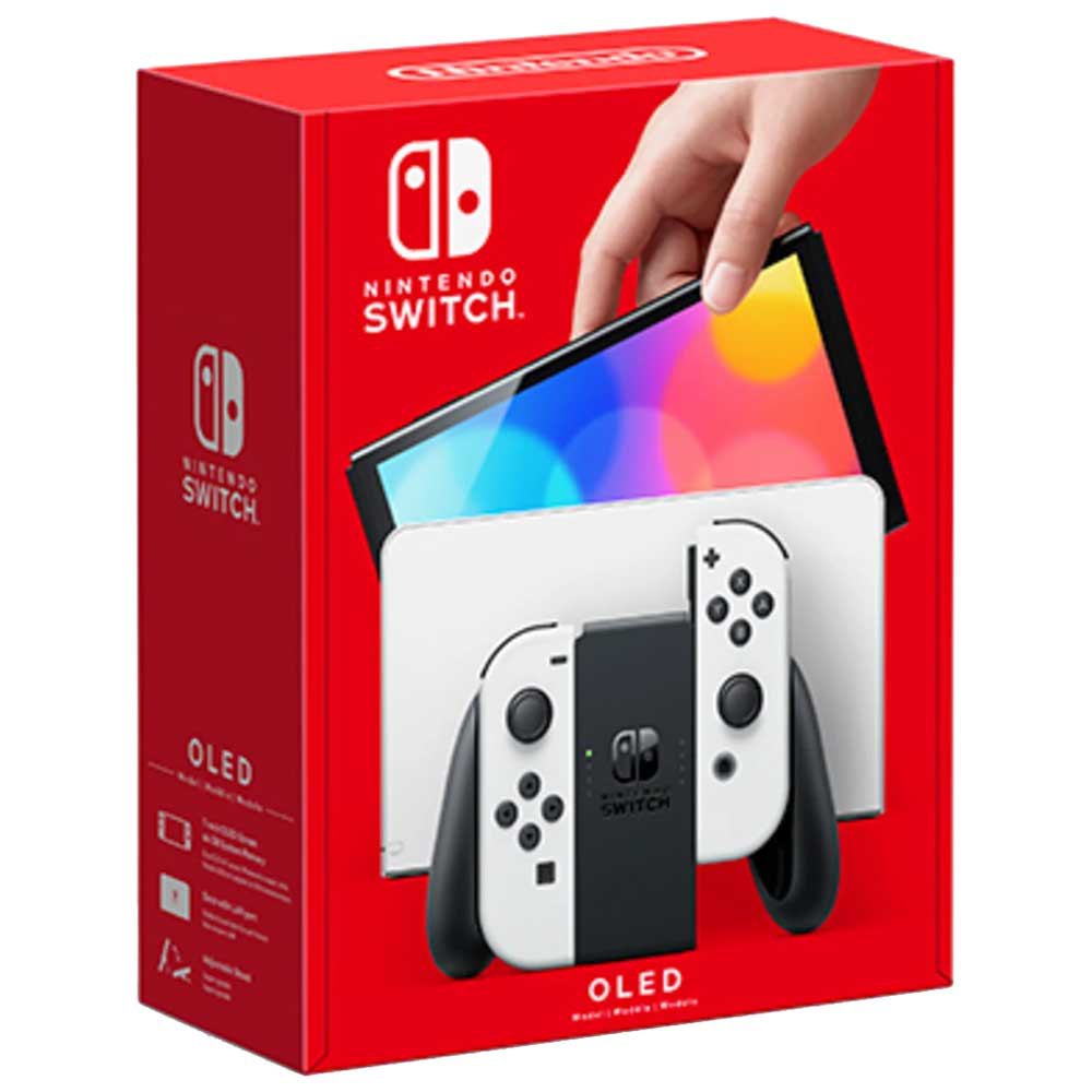 Nintendo Switch OLED White @phonesrusco @phonesrus_tt