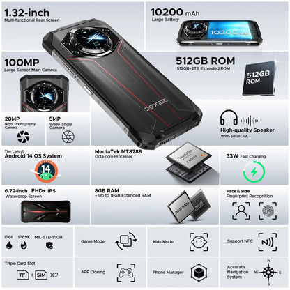 DOOGEE S119 – Rugged Excellence, Modern Power