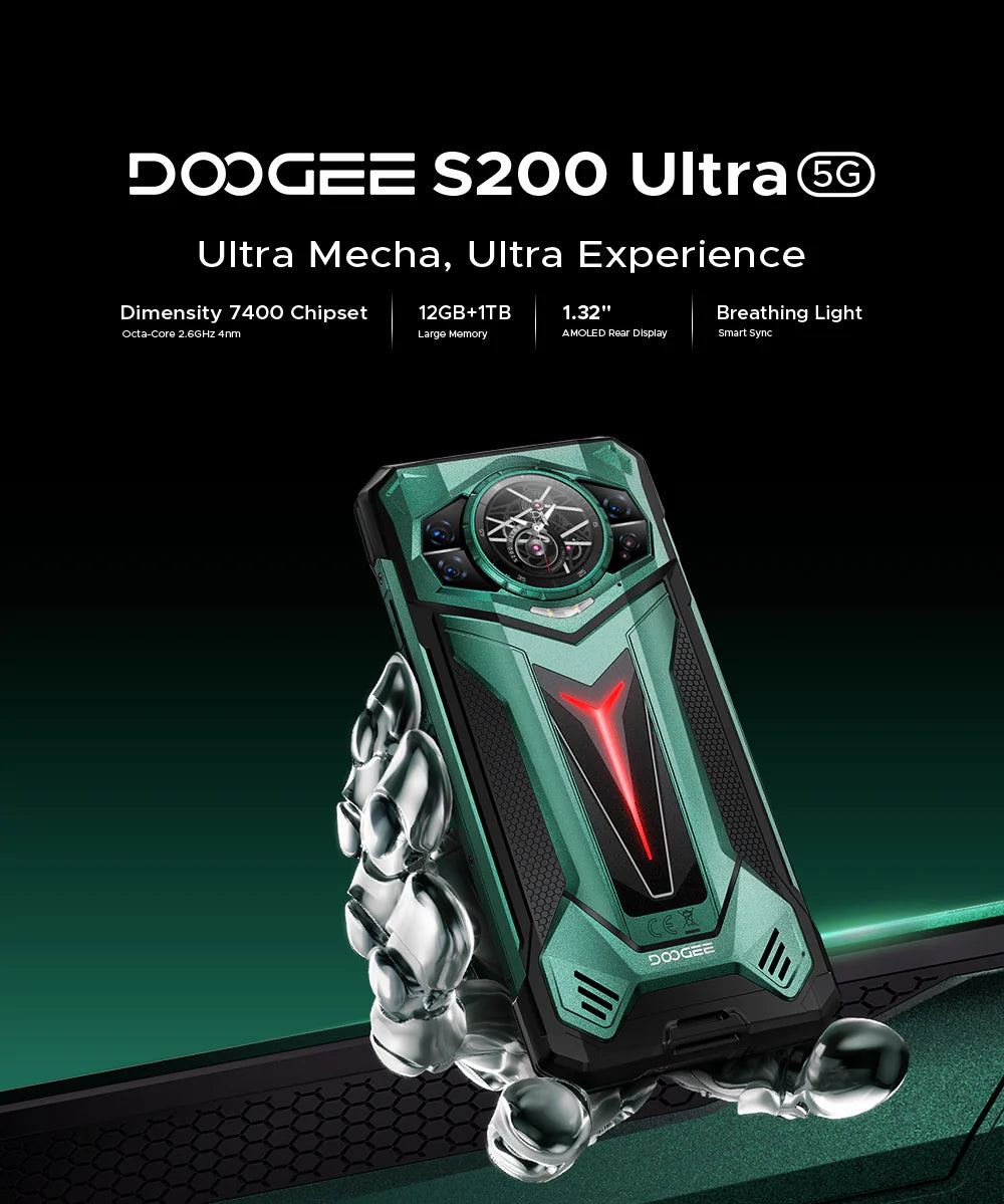 DOOGEE S200 Ultra – Rugged Flagship Power